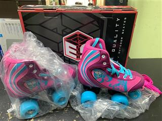 Epic Skates Cotton Candy Kids Quad Roller Skates Pink/Blue ES-316